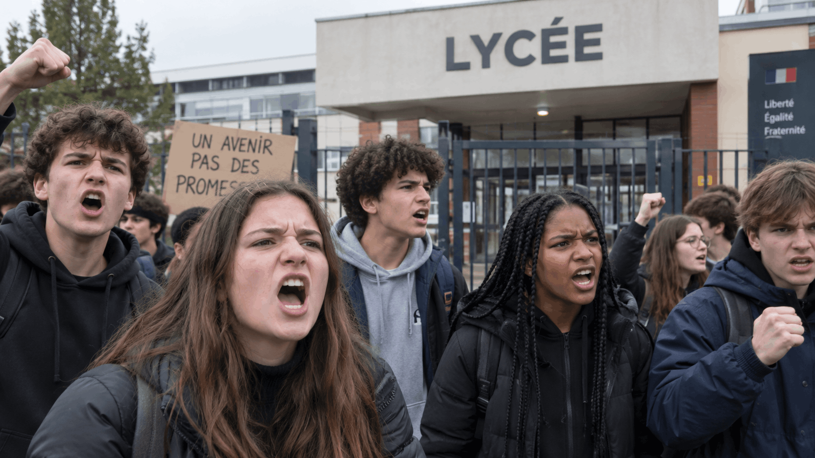 Lycéens en colère